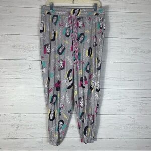 Friends TV Show Women's Size XL 16-18 Gray Soft Jogger Pajama Pants